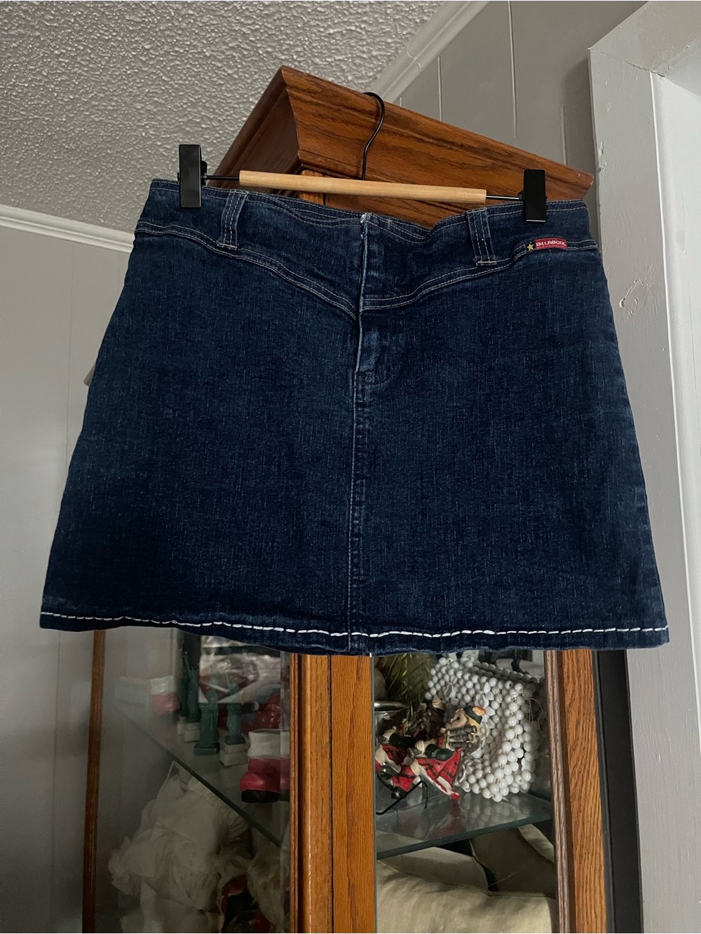Billabong Dark Indigo Denim Mini Skirt